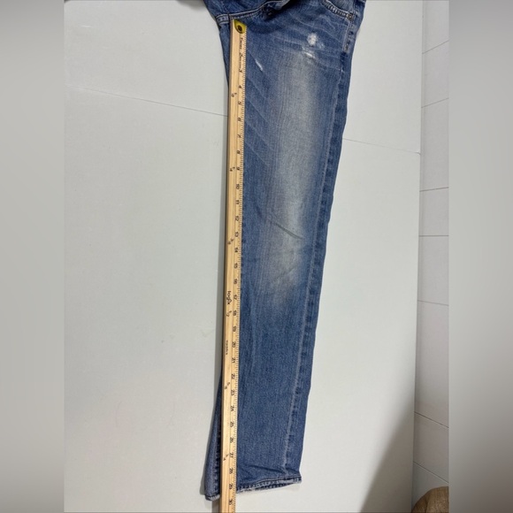 AG Adriano Goldschmied Jeans Women Sz 27R The Tomboy Distressed USA Low Rise Y2K - Picture 13 of 16